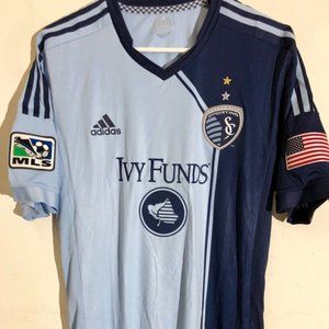 VINTAGE MLS Adidas SPORTING KC KANSAS CITY JERSEY MEN'S SIZE M,XL,XXL New w tags